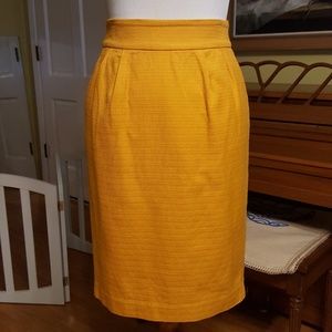 Mustard Yellow Skirt